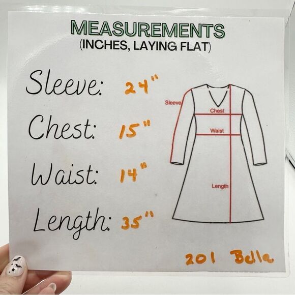 BELLA DAHL Rose Pink Smocked Long Sleeve Mini-Length Dress Small - Picture 8 of 10